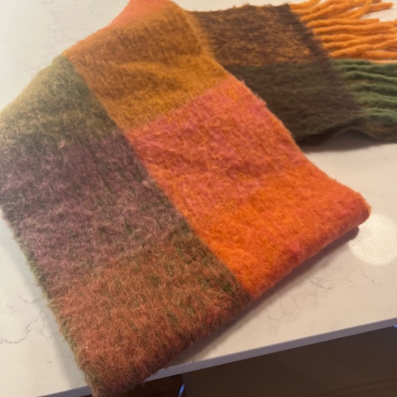 Lucy & Yak Multicolor Scarf with Fringe - Picture 7 of 7